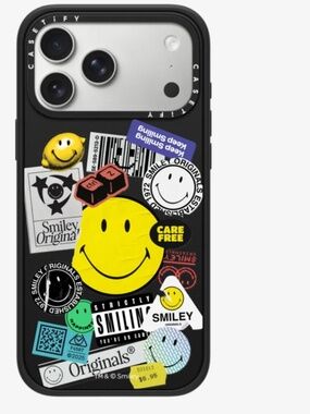 Smiley Sticker Phone Case - iPhone 17 pro max